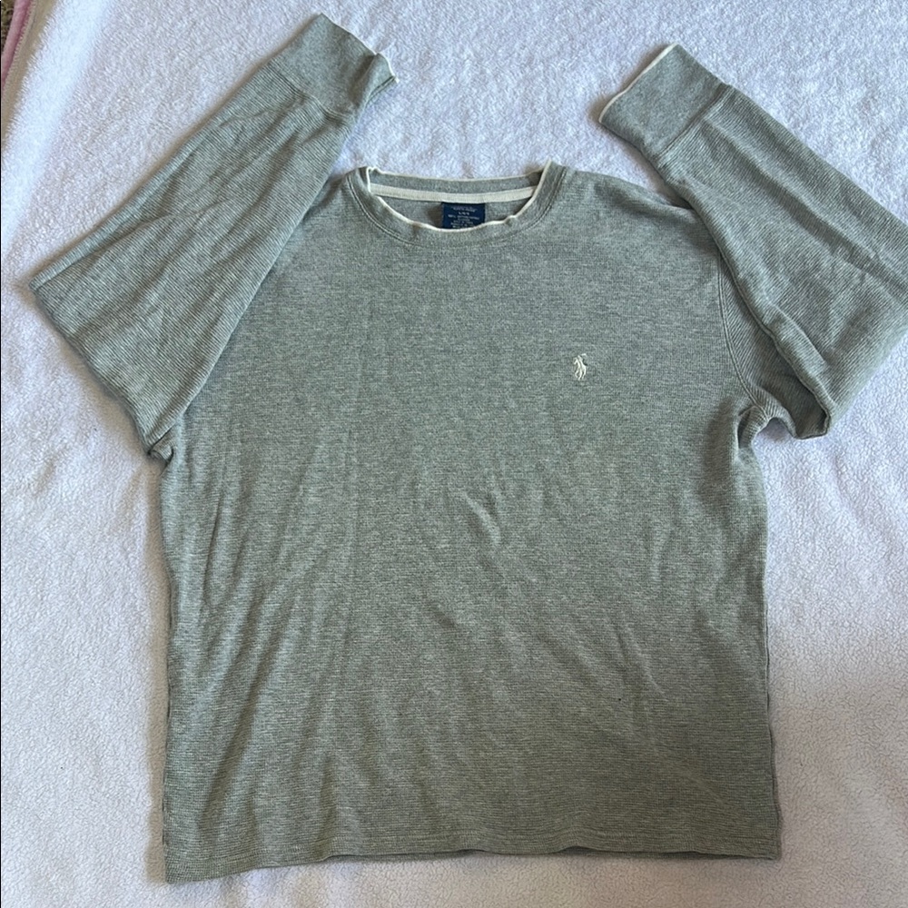 Vintage Y2K Waffle Knit Ralph Lauren Tee